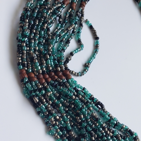 Carbon Elements Beaded Necklace NWT - Picture 3 of 4